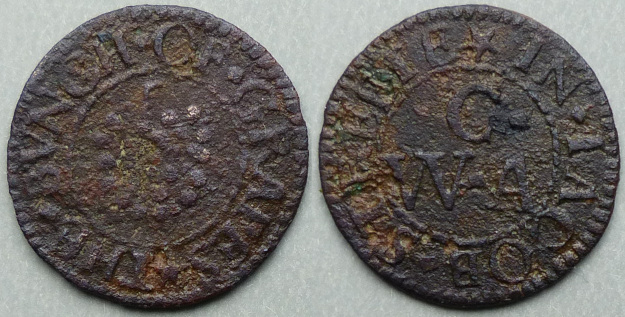 Jacob Street, W C (A) THE BVNCH OF GRAPES farthing Jacob Street, W C (A) THE BVNCH OF GRAPES farthing